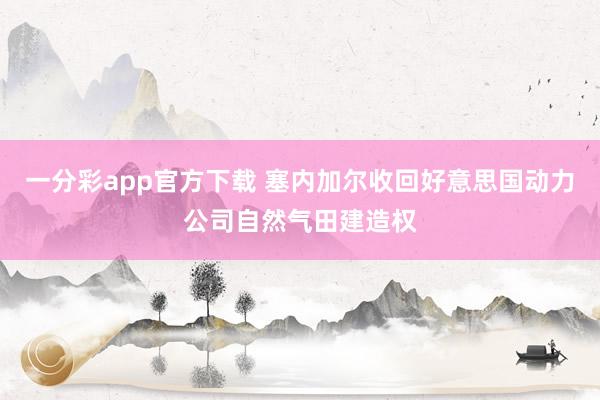 一分彩app官方下载 塞内加尔收回好意思国动力公司自然气田建造权